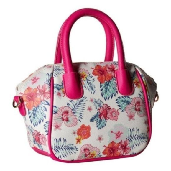 Betsey Johnson MINI FLORAL SATCHEL - Picture 3 of 9